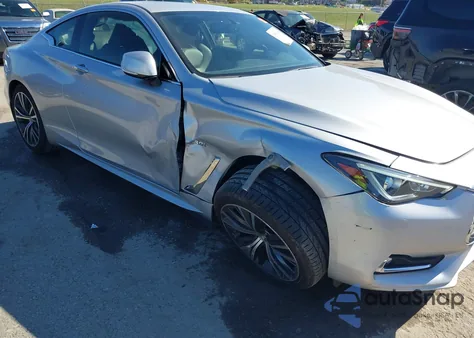 2018 Infiniti Q60 3.0T Luxe z USA, uszkodzony, nr VIN JN1EV7EK6JM342270